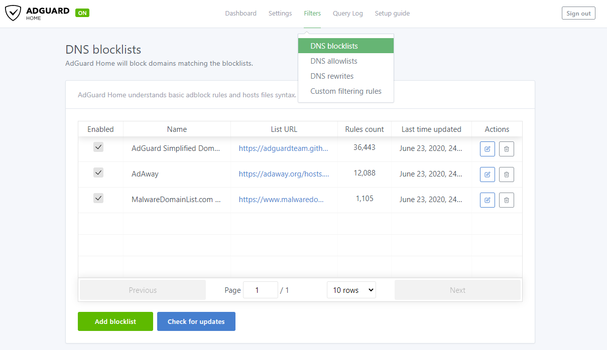 adguard home vs adguard dns